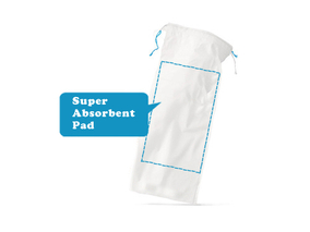 Male urinal bag