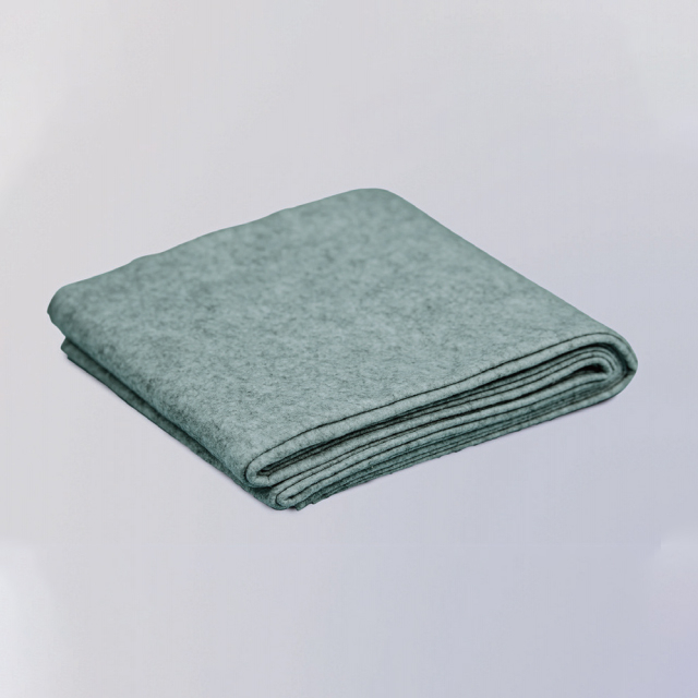 Needle punched nonwoven blanket